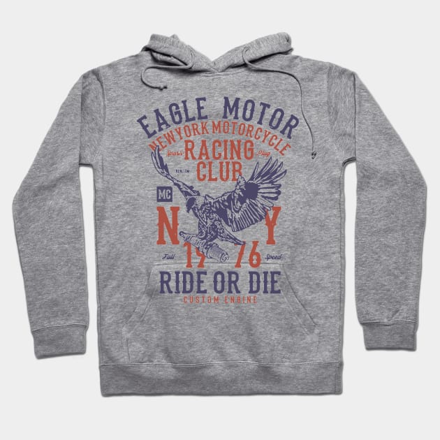 Eagle Motor Racing Club Hoodie by JakeRhodes